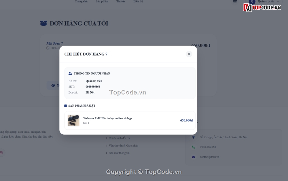 Website bán hàng,Web bán hàng,công nghệ